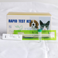 Tiras de prueba rápidas veterinarias YSENMED Prueba rápida del antígeno del virus de la panleucopenia felina Ag FPV