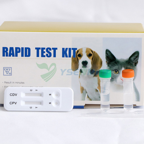 YSENMED Veterinary Rapid Test Strips CPV CDV Ab Canine Parvo-Moquillo Virus Anticuerpo Prueba rápida