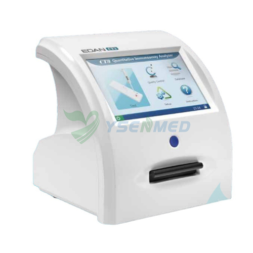 Or colloïdal de laboratoire Analyseur d'immunoanalyse quantitative par fluorescence POCT Edan CT3