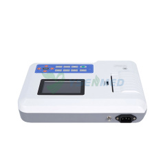 Dispositivo electrocardiógrafo portátil ECG digital de 3 canales YSECG-03D