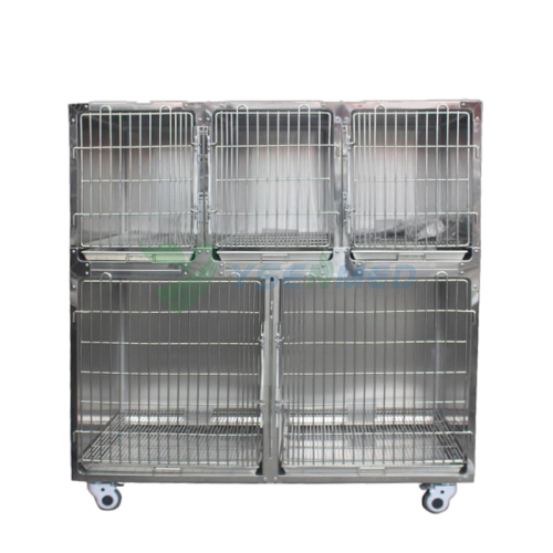 YSVET1500D Veterinary Stainless Cage