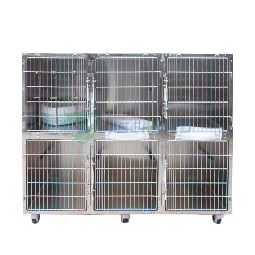YSENMED YSVET1830M Veterinary Stainless Cage