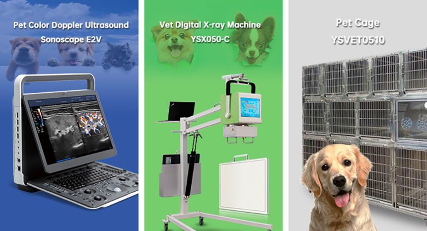YSENMED Veterinary Equipment Display