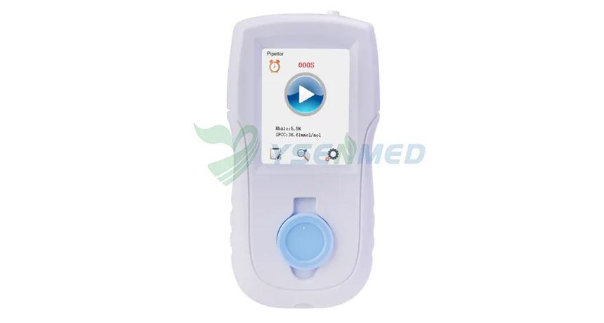 Operation guide video for portable HbA1c analyzer YSTE810