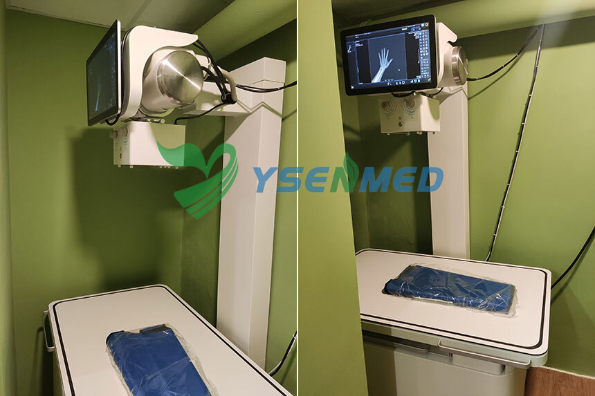 Sistema veterinario DR YSDR-VET200 YSDR-VET200 instalado en una clínica veterinaria en Hong Kong