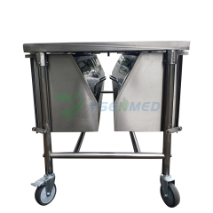 Chariot de transfert de corps en acier inoxydable de haute qualité YSTSC-S38
