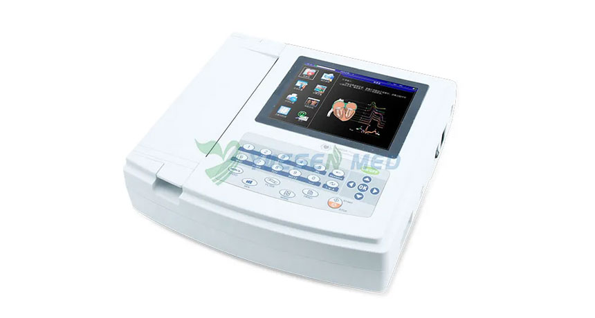 Brief video introduction to YSENMED YSECG-012T 12-channel ECG machine.