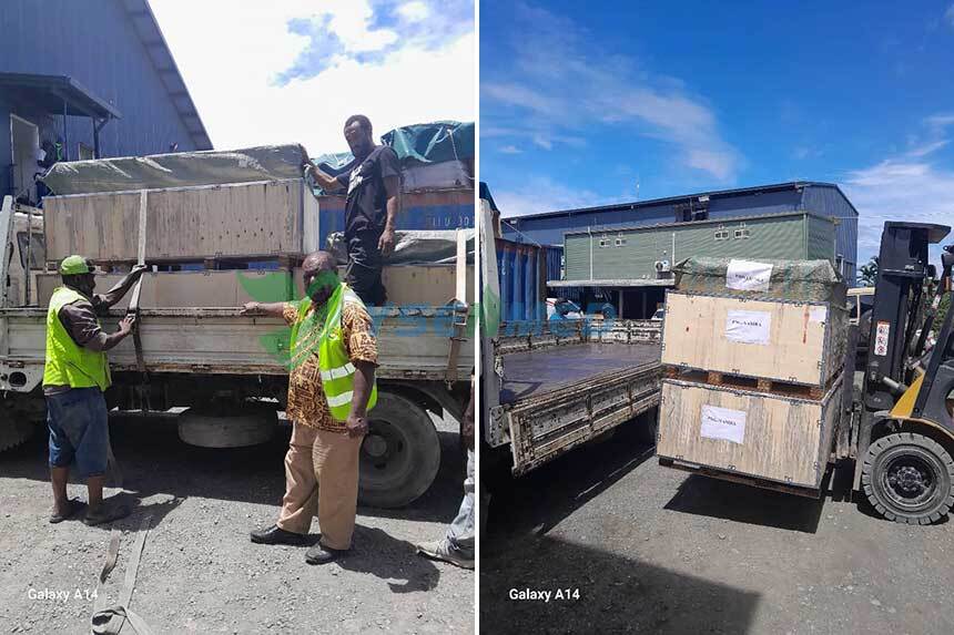 YSX500D digital x-ray system arrived at a hospital in Papua New Guinea.