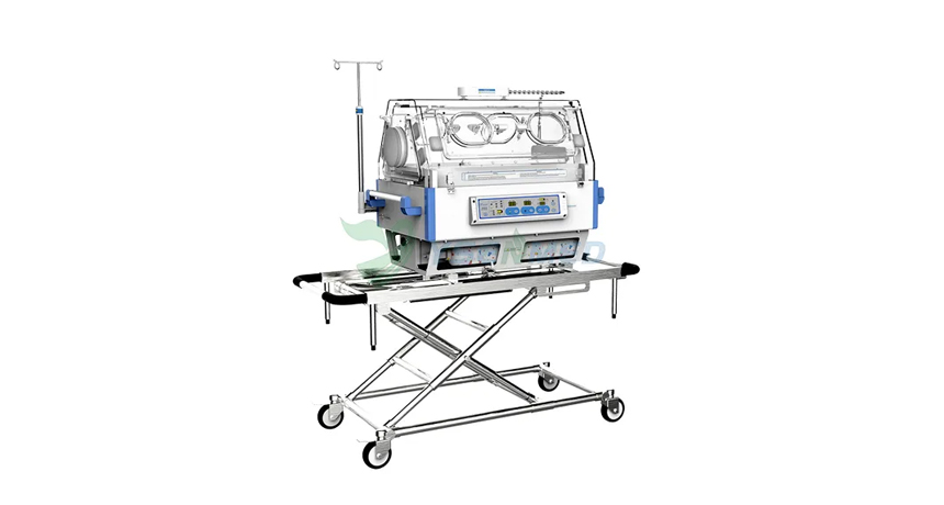 Product introduction video of YSENMED YSBT-100 transport infant incubator.