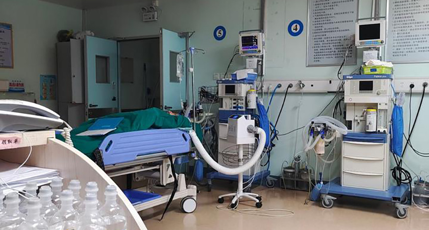 Précautions d'utilisation de l'appareil d'anesthésie en salle d'opération