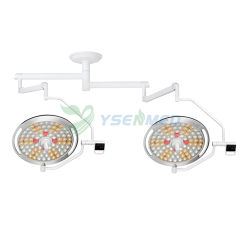 Lampe chirurgicale YSOT-D7878 d'opération de lumière menée médicale montée par plafond mobile