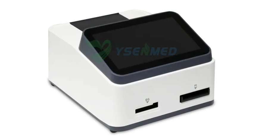 Operational video for YSTE-VG2 veterinary blood gas & immunoassay analyzer.