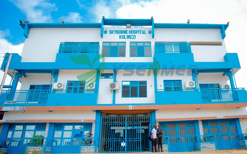 Un projet d'hôpital nouvellement construit en République démocratique du Congo