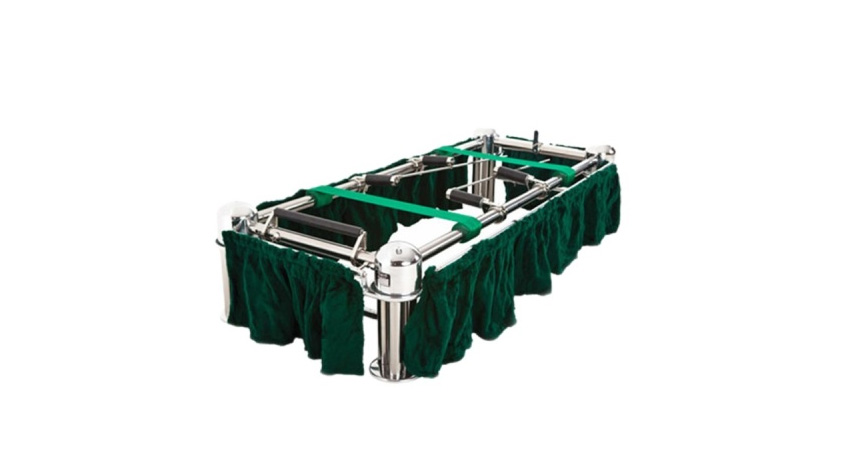 Installation video for YSENMED YSCLD400 coffin lowering device.