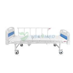 Lit d'hôpital manuel à deux secousses, lit manuel YSHB-S231