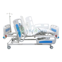 Lit d'hôpital électrique à trois fonctions, lit électrique à trois moteurs YSHB-D303