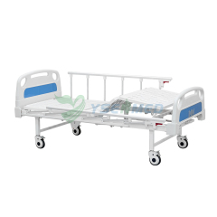 Lit d'hôpital manuel à deux secousses, lit manuel YSHB-S231