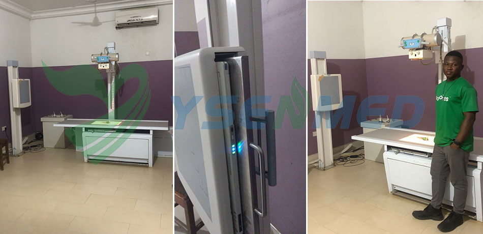 Un médecin ghanéen modernise son système de radiographie existant avec le détecteur sans fil YSFPD-M1717V