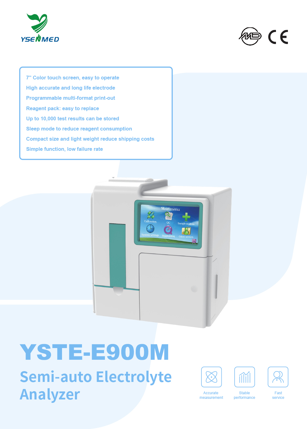 Medical Laboratory Electrolyte Analyzer