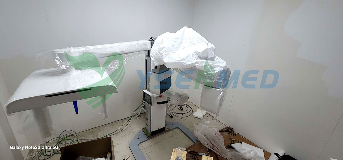 Installation et mise en service du système CBCT panoramique dentaire 3D YSENMED YSX1005E dans un hôpital au Gabon