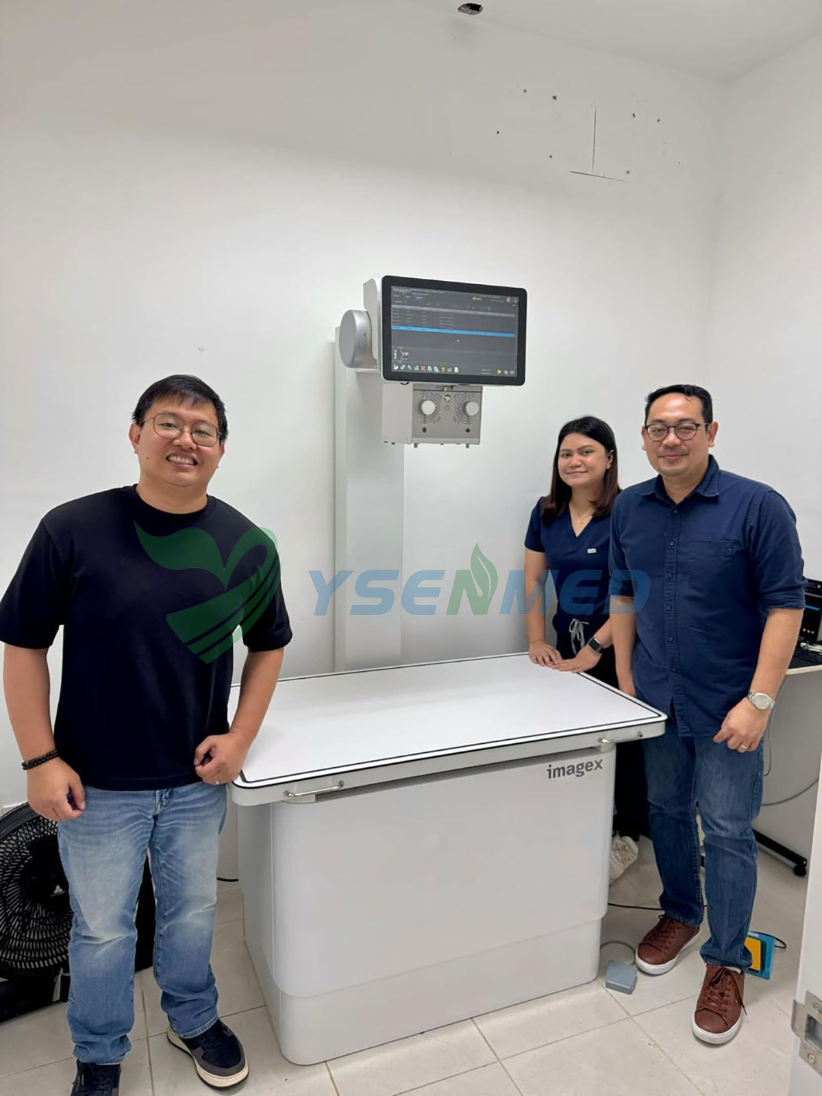 Avis positifs d'un vétérinaire philippin sur le système DR vétérinaire YSDR-VET320
