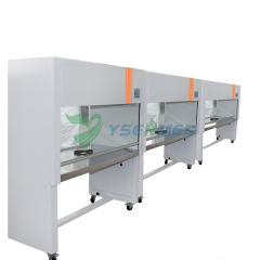 Laboratory Stainless Steel Double Working Positions Double Sides Clean Bench YSTE-CJ-2F SS