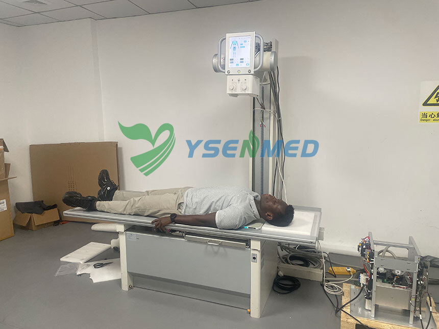 Somali Doctor Visits YSENMED to Test YSX500D 50kW Digital Radiography System Before Installation