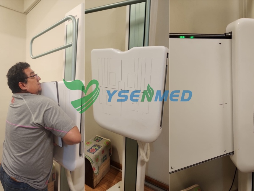 YSENMED YSFPD4343W DR Detector Delivered to Bolivia