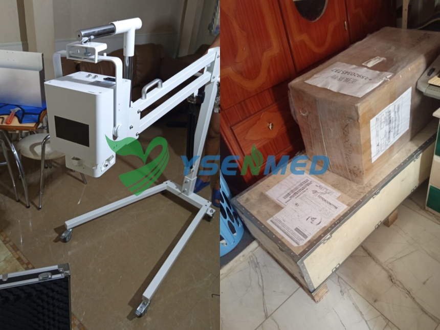 YSX080-PF Portable X-Ray Machine for a Doctor in Venezuela