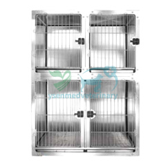 Stainless Steel Vet Cage YSKA-509-DRN