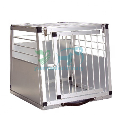 Jaula plegable de aluminio para exhibición de perros, jaula de transporte para coche, portador de mascotas YSKA-601