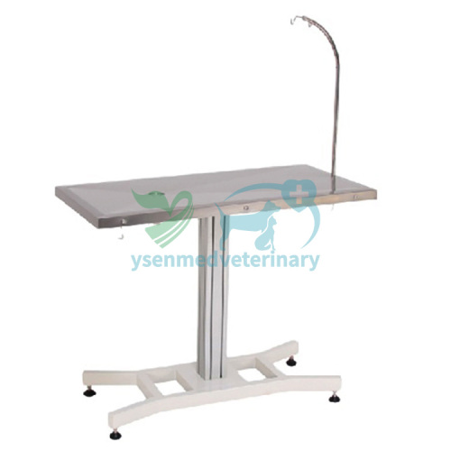 Soporte de pedestal mesa de examen veterinario multifuncional mesa de operaciones clínicas para mascotas YSFT-873L