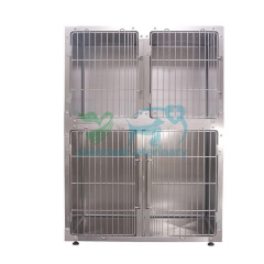 Professional Stainless Steel Modular Dog Cage With Rounded Corner YSKA-509