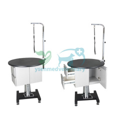 Round Hydraulic Grooming Table with Cabinet YSFT-805C