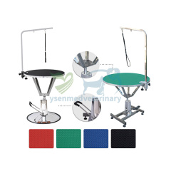 Round Type Animals Hydraulic Vet Beauty Grooming Table YSVET-MY8008