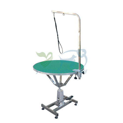 Round Type Animals Hydraulic Vet Beauty Grooming Table YSVET-MY8008