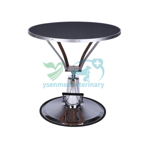 Round Table Veterinary Hydraulic Vet Beauty Grooming Table YSVET-MY8010