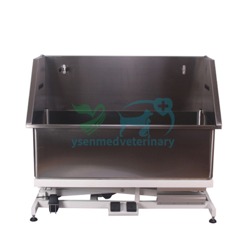 Stainless steel walk-in tub electric elevated raised grate puppy raiser tub YSBTS-138E