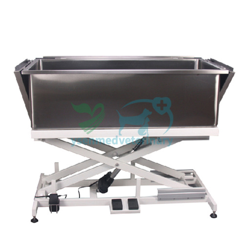 Stainless steel walk-in tub electric elevated raised grate puppy raiser tub YSBTS-138E