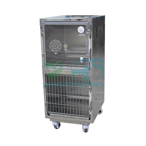 Veterinary cage with oxygen supply YSVET601B