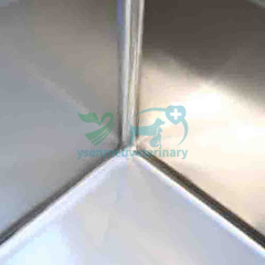 Rounded Corner Electrical Bathing Tub with Overhead Grooming Arm and Lifting Door YSBTS-142E
