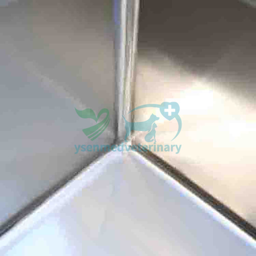 Rounded Corner Electrical Bathing Tub with Overhead Grooming Arm and Lifting Door YSBTS-142E
