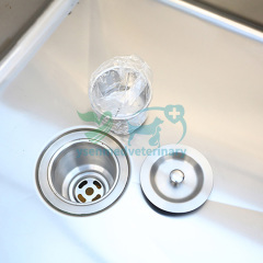 Rounded Corner Electrical Bathing Tub with Overhead Grooming Arm and Lifting Door YSBTS-142E