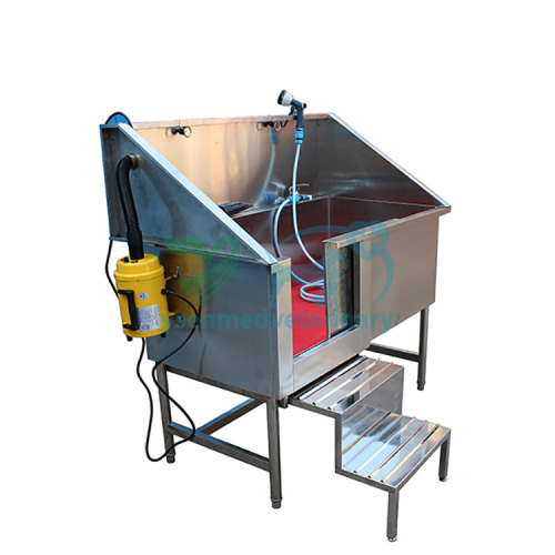 Veterinary cleaning tub with hair drier YSVET-CX130