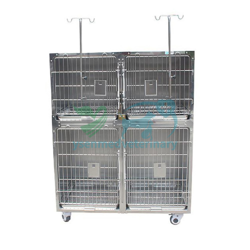 Stainless steel high quality veterinary cages YSVET1220F