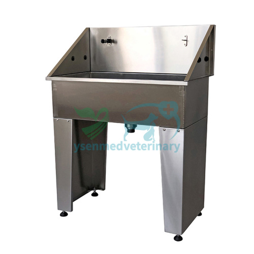 Antiseptic Stainless Steel Freestanding Vet Pet Spa Bathtub YSBTS-85