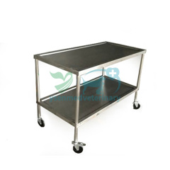 Stainless steel veterinary surgical instrument trolley YSVET5105