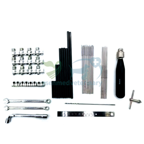 Animal Hospital Advanced External Fixation Set Surgical Orthopedic Instrument Set YSVET-GD03