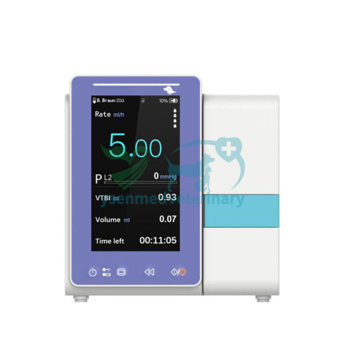 Equipo veterinario Bomba de infusión veterinaria portátil LCD de 4,3 pulgadas Yssy-V5
