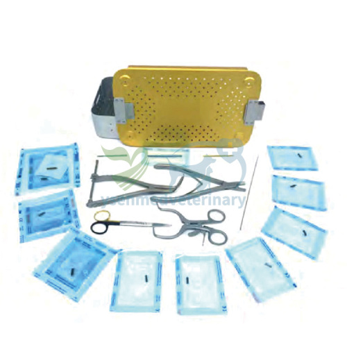 Hospital de animales Instrumento de ligamento artificial Conjunto de instrumentos quirúrgicos generales YSVET-AL01